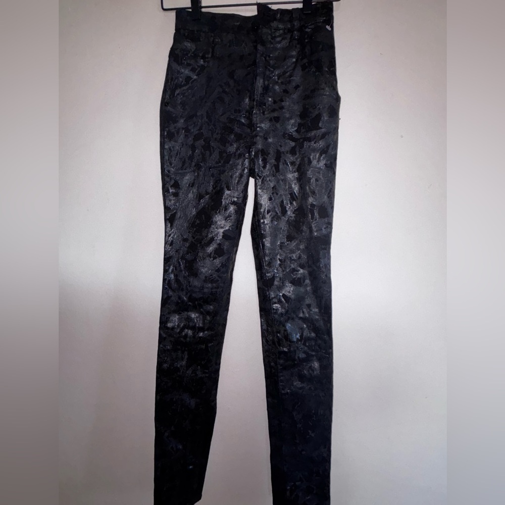 J brand /Proenza Schouler Textured Black Skinny Jeans